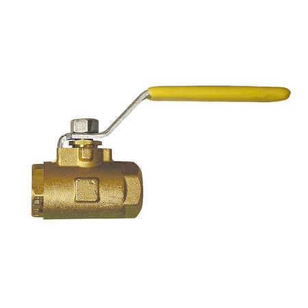 Brass Ball Valve 1 Inch X 1 Inch NPT Female, WP 600 PSI